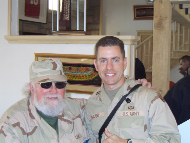 Trace and Charlie Daniels at Bagram